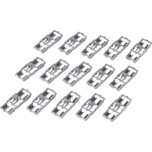 Yetaha 15Pcs Auto Car Lower Door Weatherstrip Plastic Seal Retainer Clip Front Rear Car Accessories For BMW X5 E53