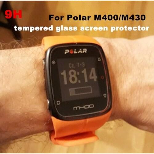 2pcs For Polar M400/M430 ignite Vantage V/M Tempered Glass 9H 2.5D Premium Screen Protector Protective Film Screen Guard