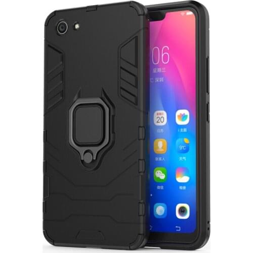 2 in 1 Armor Luxury Shockproof Hard Holder Case for VIVO Y83 Magnetic Ring Holder Phone Case
