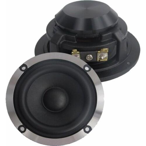 3 Inch Midrange Car Speaker 15W 8Ohms HiFi Bluetooth Speaker Wool Paper Long Stroke Loudspeaker Mid-Range Home Theater DIY 2pcs