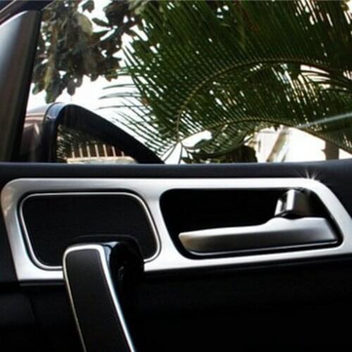 4pcs/set Car Interior Door Handle bowl cover For 2016-2017 2018 LHD Kia Sportage