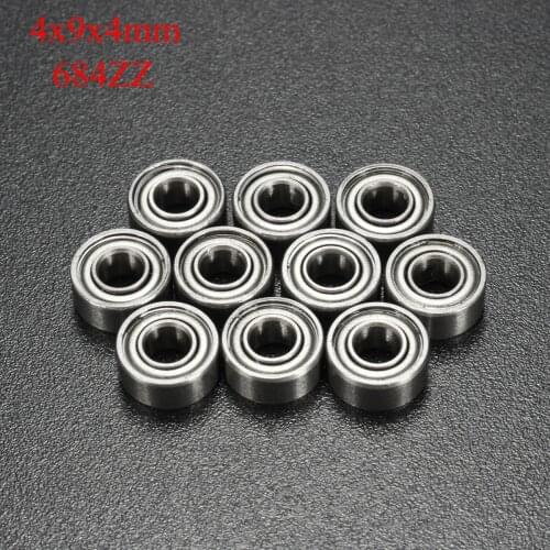 684ZZ Bearing 4*9*4 mm ABEC-5 ( 10 PCS ) Miniature 684Z Ball Bearings 684 ZZ Fans Hobby Emax Motor Quadcopter L-940ZZ Bearing