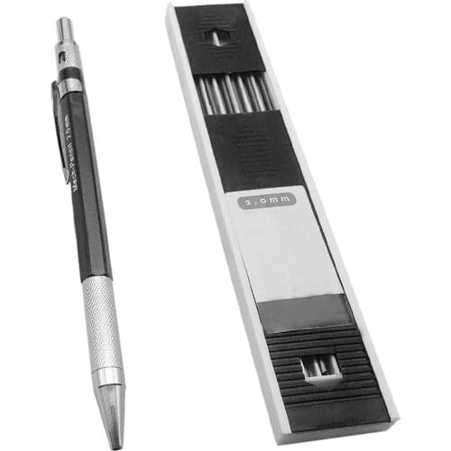 Automatic Drafting Mechanical Drafting Pencil with 12 Leads 2mm Lead Holder
