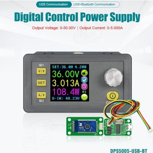 DPS5005 Communication Function Constant Voltage current Step-down Power Supply module LCD voltmeter 32V 50V 5A