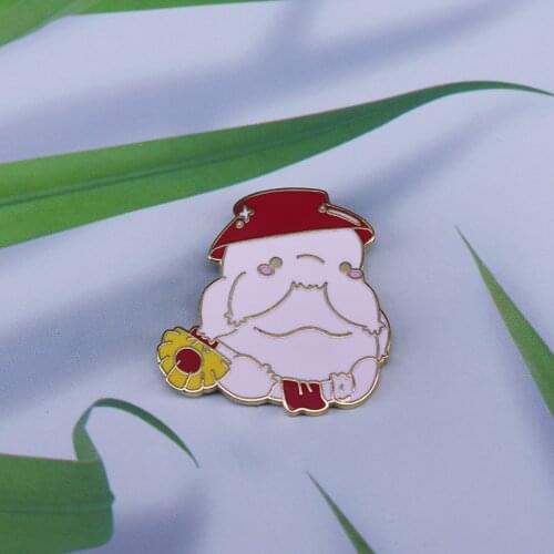 Radish Spirit Enamel Pin cute cartoon Japan Anime image brooch