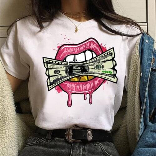 WVIOCE Sexy Lips Print T Shirt Women Summer Tops Graphic Funny Harajuku T-shirt Unisex Fashion Casual Plus Size Female T-shirts