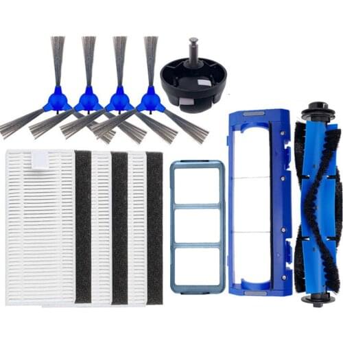 Hepa Filter Side Brush Main Brush Roller Accessories Kit Compatible With Eufy Robovac 11S, Robovac 30, Robovac 30C, Robovac 15C