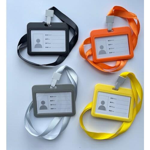 ID Card Holder CDC Vaccination Card Protector 4 X 3 Inches with Lanyard Immunization Record Card Protector Bags Badge Holders