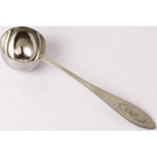 Stainless steel metal scales spoon beans fruit powder milk coffee measuring spoon