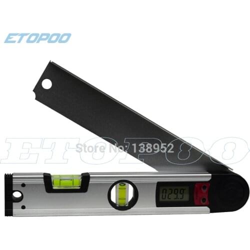 300mm/12'' 0-225 Degree Digital Angle Level Gauge Meter Electronic Protractor Level Measuring Tools