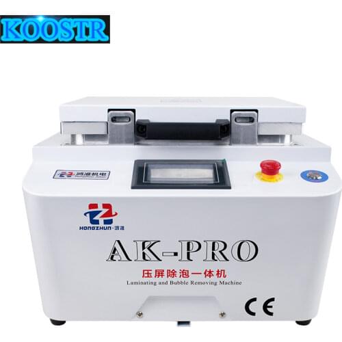 AK PRO oca laminator machine Vacuum laminating mobile phone screen repair LCD refurbish for iPhone repair Air bubble remover