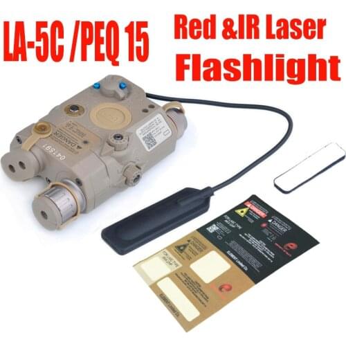 ELEMENT PEQ 15 / LA-5C UHP APPEARANCE Red & IR Laser and flashlight For Hunting(EX 396) two color