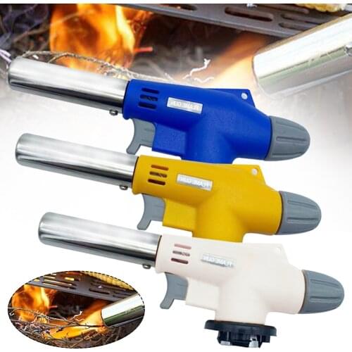 Multifunctional Gas Kitchen Blow Torch Refillable Cooking Torch Lighter Cooking Torch Lighter for Desserts, BBQ, Soldering