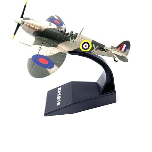 1/72 Scale WWII Fighter Plane Spitfier MK Vb Metal Plane Model