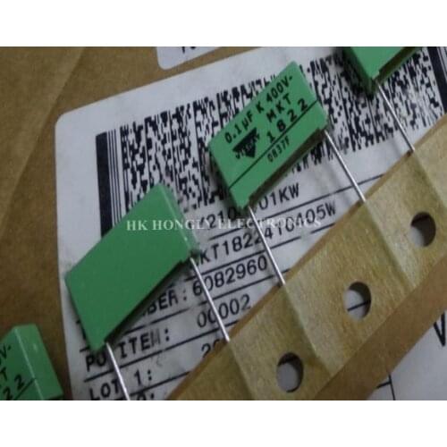 30PCS MKT1822 0.1UF 100NF 104 400V P=15mm Film Capacitor