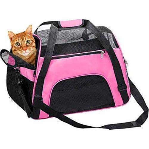 Portable Pet Dog Cat Travel Bags Outdoor Pet Dog Carrier Bag Pet Handle Bags Head Carrying For Cats Dogs transportation