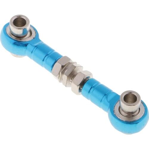 Adjustable Servo Linkage Pulling Steering Rods Arms 33-43mm for RC Hobby Car Upgraded Spare Parts