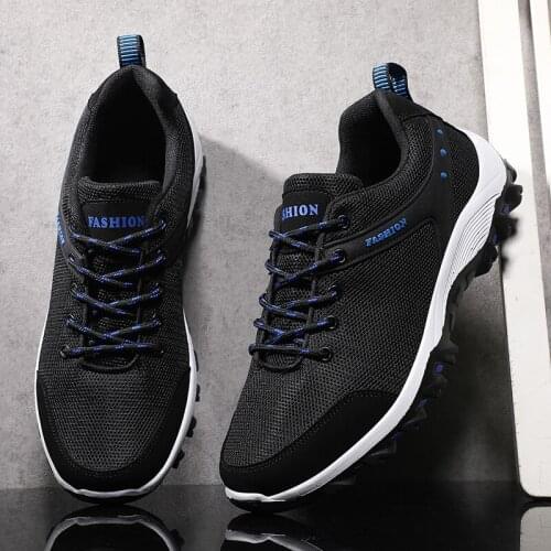 Mesh Men Shoes Sneakers Men Outdoor Hiking Shoes Fishing Athletic Trekking Shoe Climbing Walking Sneaker Sport Hunting Shoes