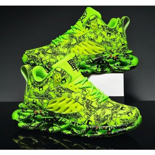 Running Sports Sneakers Men Shoes Sport Laufen Good Quality Super Light Number 8 Tennis Brand Thick Bottomed 2021 Wholesale Red