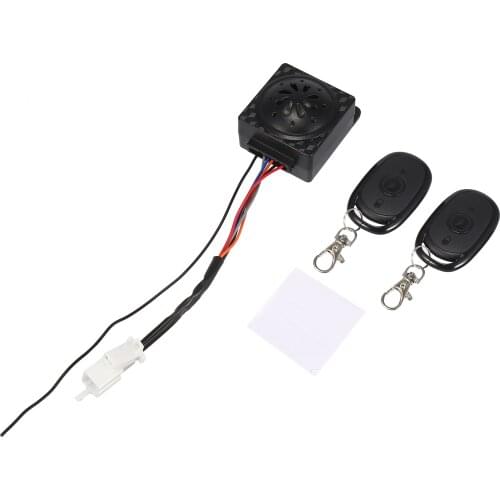X Autohaux DC 48-72V Universal Motorcycle Anti-theft Security Alarm System Set Engine Start