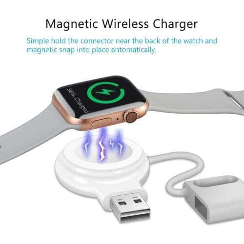 Mini Watch USB Charger Portable Fast Charging Base for Smart iWatch Apple Watch Series 1 2 3 4 Dock Adapter Wireless Charger
