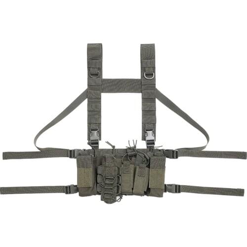 Women Men Outdoor MOLLE Vest Pockets Waistcoat Combat Chest Rig Hunting Belt