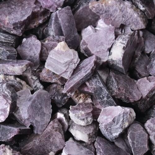 1kg 30pcs+ Gorgeous Purple Rough Lepidolite Bulk Mineral Specimen Healing