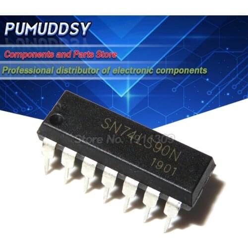 10PCS 74LS90 HD74LS90P DIP14 Counter decimal