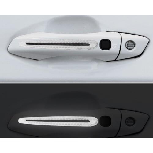 3D Car Reflective Sticker Door Bowl Anti-scratch Tape For Kia Rio K2 K3 K5 K4 K9 K900 KX3 KX5 KX7 Cerato Soul Forte Sportage