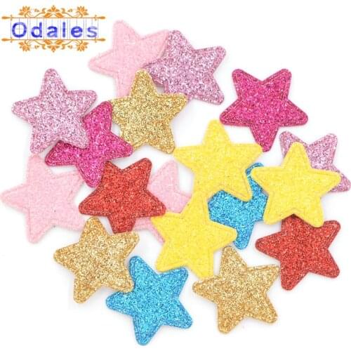 400Pcs/lots Mix Colors Glitter Star Patch for Scrapbook Ablum Wedding Candy Box Gift Bag Decorative Ornaments Small DIY Pads