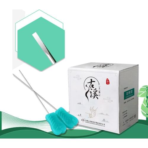 50pcs/pack high quality big sizes Disposable acupuncture needles small knife plastic handle painless massage needle