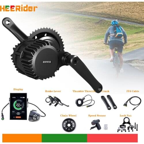 BAFANG 48V 1000W 68MM 100MM 120MM BBS03 BBSHD Mid Drive Motor Electric Bike Conversion Kit DIY E bike Powerful 8fun G320.1000 C