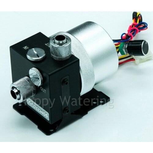 White 10W 12VDC Small Water Pump with 4M Lift 600L/H Flow Professional Water Cooling Pump Speed Adjustable