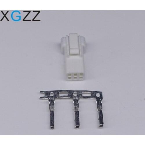 Free shipping 5sets 3pin JST auto electric housing plug wire harness cable connector B03B-JWPF-SK-R