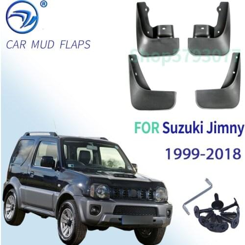 Mudguards for Suzuki Jimny 2007-2017 Mud Guards ABS Car Exterior Protect Decoration Splash Flaps Fenders Car Accessories