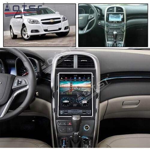 Tesla Screen PX6 Car Radio GPS Navigation For Chevrolet Malibu 2013 - 2016 Android 9.0 Multimedia Stereo Player Head Unit DSP