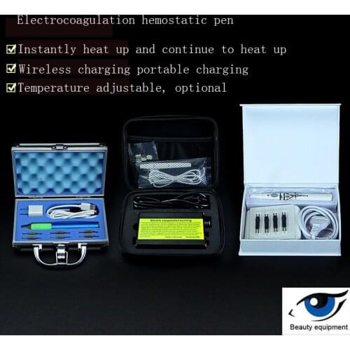 Electrocoagulation pen ophthalmology cosmetic plastic double eyelid surgery tool rechargeable electrocoagulation hemostatic devi