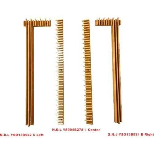 N.D.L YS004B278 I N.D.L YSO13B522 C G.N.J YSO13B521 B Escalator Step Demarcation Use for Mitsubishi 1 Pack=5 Pieces