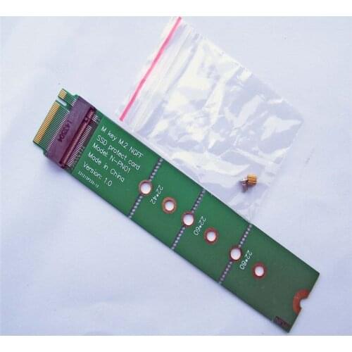 NVMe sm951 pm951 SM961 M key M.2 NGFF SSD protection card extension card adapter card