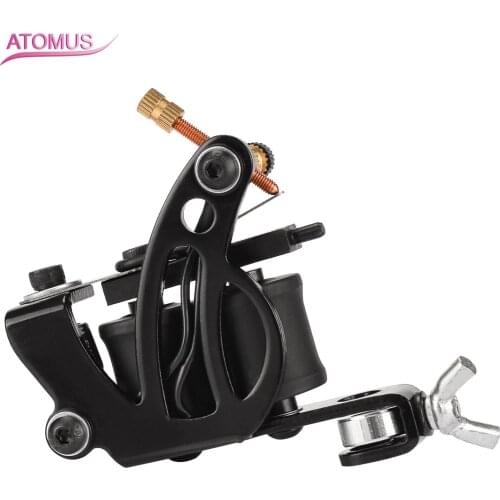 Coils Tattoo Machine Gun Professional Wire Cutting 8 Wraps For Lining Shadind Steel Tattoos Supplies Permanent Makeup Tool