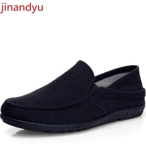 Mens Shoes Casual Men Sneakers Slip on Fashion Comfy Weightlight Flax Driving Shoe Mens Walking Shoes for Male Espadrilles