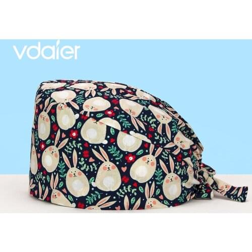 Fashion Work Caps Pharmacy Pet Shop Women Doctors Surgical Hat Accessorie Nursing cap Scrub Cap Medical hat
