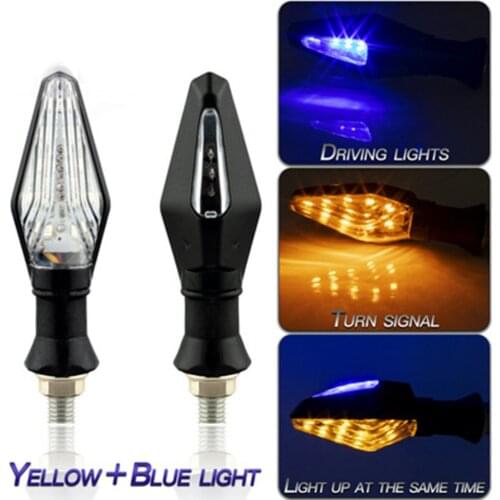 New 2pcs Universal Motorcycle LED Turn Signal Light Indicators Amber Blinker Scooter Flashers Lighting Motorcycle Accessories