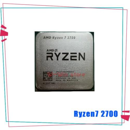 AMD Ryzen 7 2700 R7 2700 3.2 GHz Eight-Core Sinteen-Thread 16M 65W CPU Processor Socket AM4
