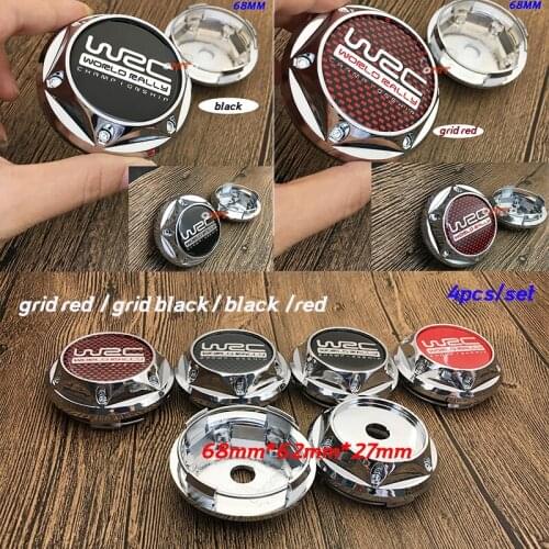 Dust-proof 68mm wheel emblem badge center cap chrome Accessories wheel hubcap 4pcs/set car styling for bmw vw benz audi kia