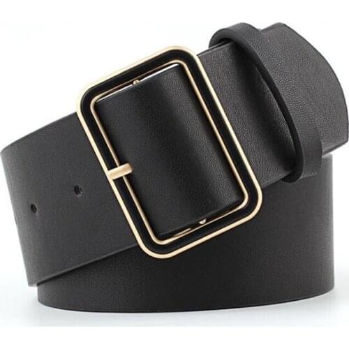 2020 New Fashion Wide Ladies Belt Accessories Black Designer Luxury Brand Jeans Waist Straps Classical Women Belts for Dress