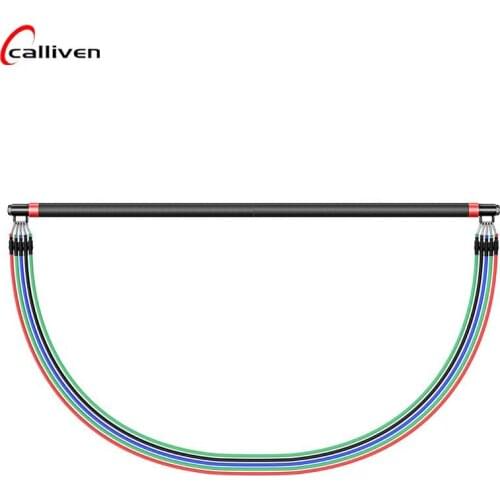 Fitness Resistance Rubber Band Yoga Elastic Band Upgrade Training Bar Set Pilates Training Exercise Equipment Pull Rope -40