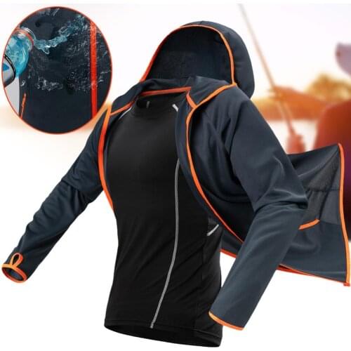 Fishing Suit Shirt Breathable Male Waterproof Long Sleeve Quick-drying Fishing Jacket Nano-hydrophobic Material Clothes