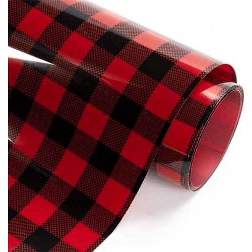 Heat Transfer Vinyl 3D Grid Red Lines Vinyl HTV For T-Shirt Iron On Heat Press DIY Logo Easy To Cut Weed Decor Film Dropshipping