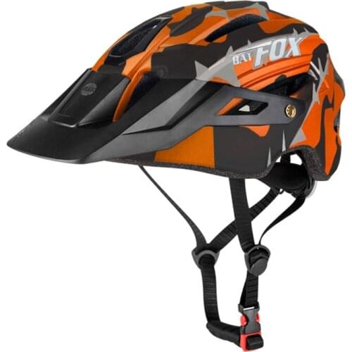 Bike Helmet Overall Molded Mountain Road Helmet Ultralight Bike Bicycle Cycling Helmet Orange Red White
